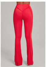 Load image into Gallery viewer, Gym Workout Women's Wide-Leg Tight-Fitting Hip-Lifting Yoga Flared Pants Dance High-Waist Flared Casual Outdoors Sports Trousers

