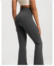 Load image into Gallery viewer, High-end Yoga Leggings Slim Yoga Pants High Waist Wide Leg Pants Bottoms Breathable Gym Casual Sports Bell Leggings Female
