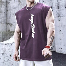 Load image into Gallery viewer, NEW Bodybuilding Sports Tank Tops Men Gyms Fitness Workout Sleeveless Shirt Male Summer Loose Undershirt Running men Vest

