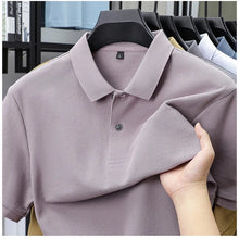 Load image into Gallery viewer, Men's 100% Cotton Polo Shirt - Summer Casual Breathable Tee,19 Colors,Ideal for Golf and Sports,Business Casual,Silk-Like Finish
