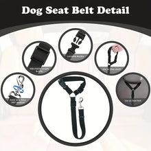 Load image into Gallery viewer, Pet Dog and Cat Seat Belt Car Headrest Restraint Adjustable Safety Rope Car Seat Belt Dog Pet Accessories Pet Supplies
