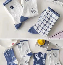 Load image into Gallery viewer, Striped Plaid Sport Socks
