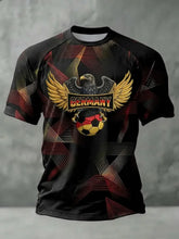 Load image into Gallery viewer, 2026 New Germany National Team White Football Jersey Men's Crew Neck Sportswear with Flag &amp; Eagle Print Casual &amp; Training Tops
