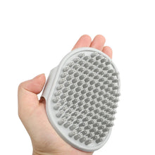 Load image into Gallery viewer, Cat Grooming Comb Dog Bath Brush Pet Grooming Shedding Soothing Massage Rubber Bristles Comb with Adjustable Ring Handle

