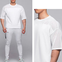 Load image into Gallery viewer, 2023 Summer Gym T-Shirts fitness Oversized Breathable Men T Shirt High Quality Bodybuilding Men Clothes Top Tee
