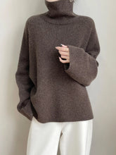 Load image into Gallery viewer, Elegant Merino Turtleneck Knit Sweater
