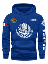 Load image into Gallery viewer, Hoodie Sweatshirt Mexican Flag Eagle Featuring Cactus Pirate Daily Outdoor Fitness Sport Casual Warm Autumn Winter Men Women Top

