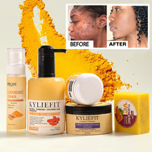 Load image into Gallery viewer, Organic Turmeric Brightening Skincare Set
