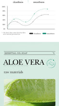 Load image into Gallery viewer, Aloe Vera Smooth Cleansing Natural Soap Cleansing Smooth Handmade Essential Oil Soap100g
