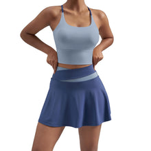 Load image into Gallery viewer, Women's Striped Yoga Set Shaping Open Back Breathable Sports Outfit Shockproof Push-Up High-Waist Butt Lifting Fitness Suit
