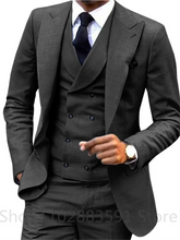 Load image into Gallery viewer, Slim Fit Three-Piece Wedding Suit
