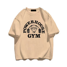 Load image into Gallery viewer, Summer Gym T-Shirts 100 Cotton Oversized Women's T Shirt Graphic Print Sporty Men Tee High Quality Men's Clothes Free Shipping
