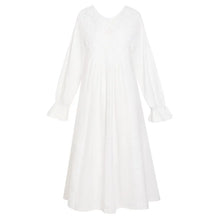 Load image into Gallery viewer, Romantic Lace Nightdress Women French Style Fairy Sleep Lace Dress Elegant Long Sleeve Cotton Nightgown Victorian Loungewear
