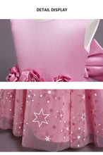 Load image into Gallery viewer, Elegant Mesh Bow Party Dress
