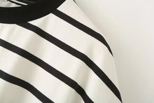 Load image into Gallery viewer, Striped Cotton Summer Tee Women
