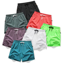 Load image into Gallery viewer, New Men's Sports Casual 3/4 Shorts With Ice Silk Lightweight Sweat-absorbing Outdoor Quick Drying Running Fitness Loose Pants

