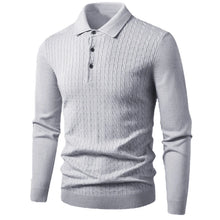 Load image into Gallery viewer, Ribbed Polo Knit Pullover

