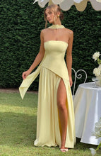 Load image into Gallery viewer, Backless High Split Summer Dress
