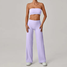 Load image into Gallery viewer, 2PCS Yoga Set Women Yoga Pant Workout Tracksuit Sportswear Gym High Waist Straight Leg Bottoms Fitness Bta Sports Suit XP01

