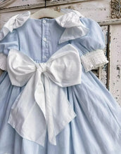 Load image into Gallery viewer, Embroidered Bow Princess Girls Dress
