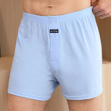 Load image into Gallery viewer, 100% Cotton Men Pajama Shorts Summer Solid Elastic Waist Short Pants Casual Breathable 3D Crotch Bottoms Sleepwear pijama hombre
