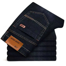 Load image into Gallery viewer, 2025 Men's Jeans Casual Stretch Classic Blue Black Denim Pants Men's Texture Jeans Versatile Item Interprets Denim Fashion offic
