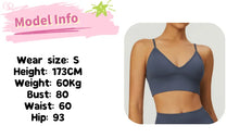 Load image into Gallery viewer, HBC Seamless Sports Bras for Women Fitness Yoga Bras With Removable Pads Adjustable Straps Gym Vest Top Bra Running Crop Top
