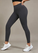 Load image into Gallery viewer, Women's Yoga Leggings Solid Color High Waisted Slim Fit Hip Lifting Stretch Leggings Quick Drying Breathable Fitness Sport Pants
