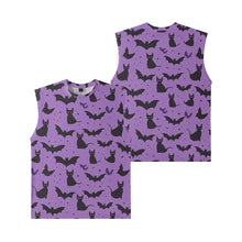 Load image into Gallery viewer, Black Bats Cute Cats Kitty Men Tank Top Gym To Street Sleeveless Bold Color Breathable Training Fit Vest Muscle Fitness Clothing
