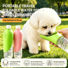 Load image into Gallery viewer, Pet Travel Cup, Leak-Proof and Foldable, with a Removable Bowl, Dishwasher Safe, a Must-Have for Outdoor Walks and Trips
