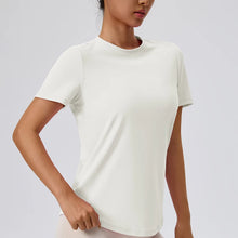 Load image into Gallery viewer, Yoga Classic T-shirt Women's Fitness Yoga Clothing Short Sleeve Round Neck Sports T-shirt
