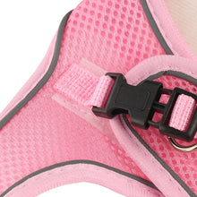 Load image into Gallery viewer, Cat Accessories Floral Pet Harness Reflective Meash Cat Chest Strap Adjustable Anti Escape Dog Leash Set Kitten
