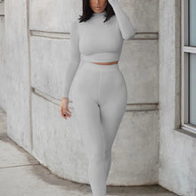 Load image into Gallery viewer, Winter Autumn Women's Yoga Set Gym Workout Fitness Set
