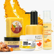 Load image into Gallery viewer, Organic Turmeric Brightening Skincare Set

