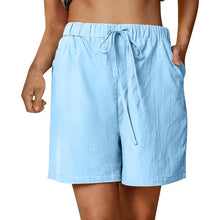 Load image into Gallery viewer, Loose Cotton Linen Summer Shorts
