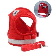 Load image into Gallery viewer, Cat Harness Lead Leash Set Adjustable Reflective Escape Proof Pet Mesh Vest Harness Puppy Dog Collar Small Dog Cat Pet Supplies
