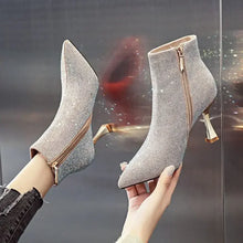 Load image into Gallery viewer, Very High Heels Heeled Female Short Shoes New In Booties Autumn Quality Chic and Elegant Large Size Warm Y2k Women's Ankle Boots
