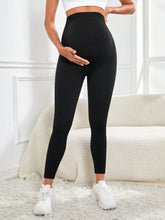 Load image into Gallery viewer, Maternity Leggings Over TheBelly Buttery Soft Pregnancy Workout Pants High Waisted Maternity Activewear for Women

