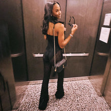 Load image into Gallery viewer, Lace Mesh Backless Summer Jumpsuit
