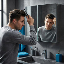 Load image into Gallery viewer, Men's Styling Comb, Made of Plastic, Suitable for Daily Commuting, Business Trips, Travel, Office, and Dormitory Use. Portable, Compact, Easy to Store. Helps Create Volume at the Top of the Hair, Tidy up Stray Hair, Create Te
