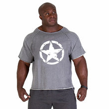 Load image into Gallery viewer, Men's T Shirts Fitness Men Bodybuilding  Shirt Batwing Sleeve Rag shirt Gym Fitness Muscle Running T shirt
