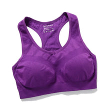 Load image into Gallery viewer, Women Sports Bra Top Push Up Fitness Bra Underwear Sport Tops Breathable Running Vest Gym Active Bras Seamless Yoga Bra
