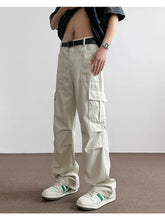Load image into Gallery viewer, Pants Men's Trendy American Paratrooper Overalls Men's Summer Casual Handsome Outdoor Loose Straight
