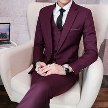 Load image into Gallery viewer, British Style Three Piece Suit
