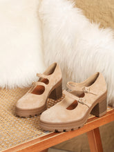 Load image into Gallery viewer, Women Square Heel Mary Jane Pumps
