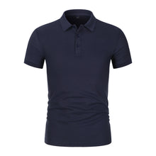 Load image into Gallery viewer, 2025 Hot Sale Men's Summer Casual Breathable Comfortable Polo Shirt Men's Solid Color High Quality Short Sleeve T-Shirt ﻿

