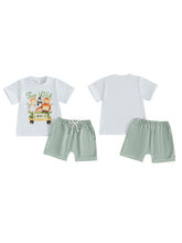 Load image into Gallery viewer, Toddler Dinosaur Birthday Outfit Set
