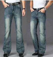 Load image into Gallery viewer, Flared Jeans Loose Men Jeans
