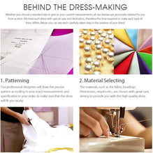 Load image into Gallery viewer, Women's Formal Evening Gowns Ivory Bridesmaid Dress With 3D Floral Applique Draped Cape Evening Dresses Wedding Dress
