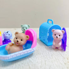 Load image into Gallery viewer, Children's Play House Toys with Teddy Bears Pet Bathrooms Scene Little Girls Family Pet Toys Gift for Kids
